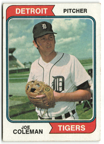 1974 Topps #240 Joe Coleman