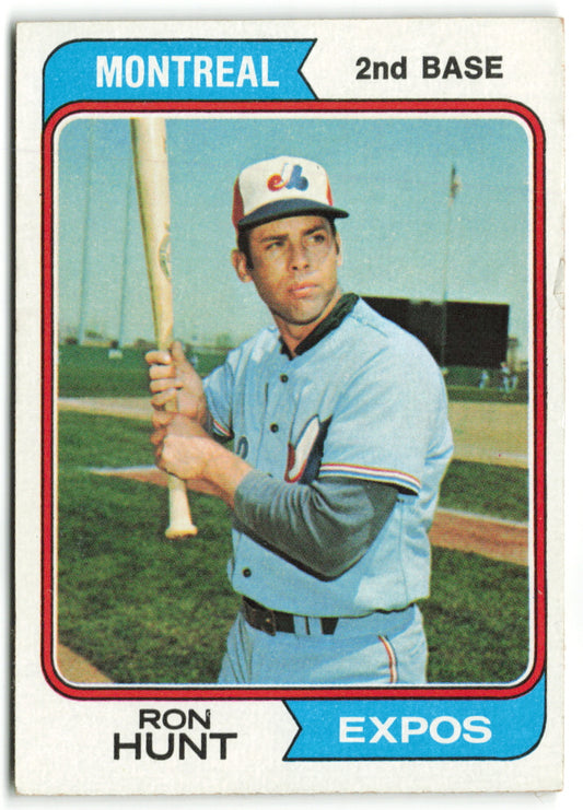 1974 Topps #275 Ron Hunt