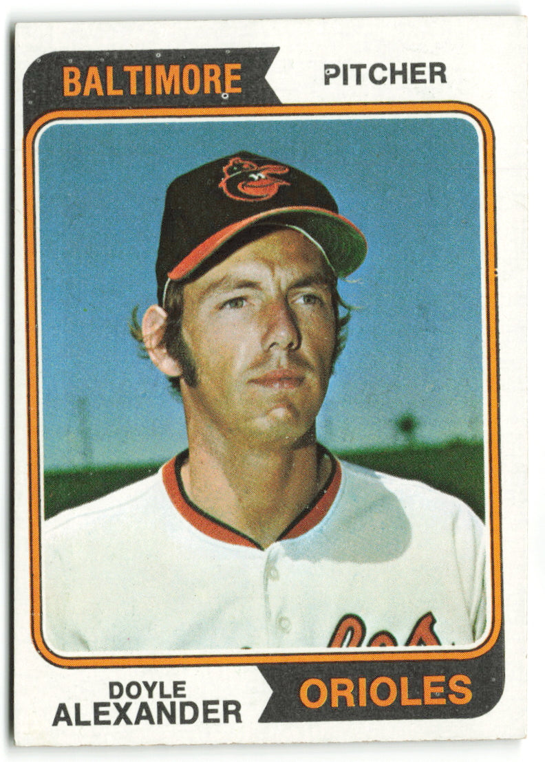 1974 Topps #282 Doyle Alexander