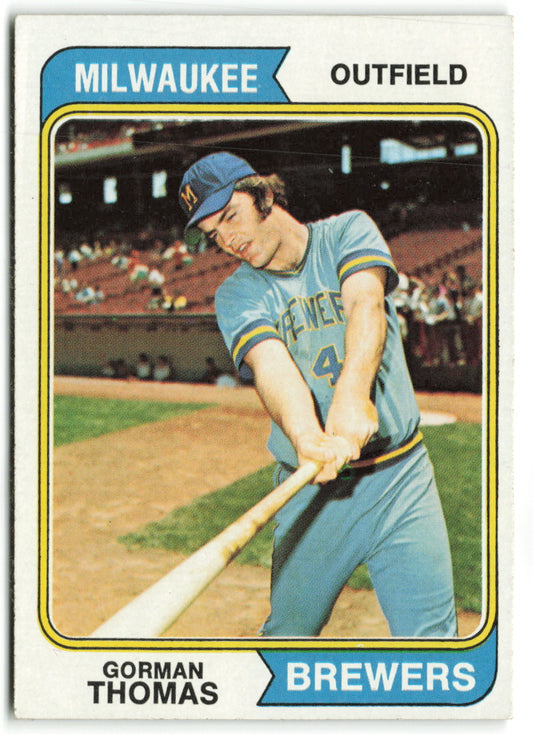 1974 Topps #288 Gorman Thomas RC