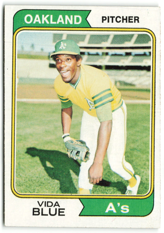 1974 Topps #290 Vida Blue