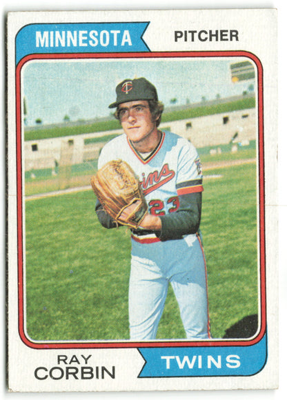 1974 Topps #296 Ray Corbin