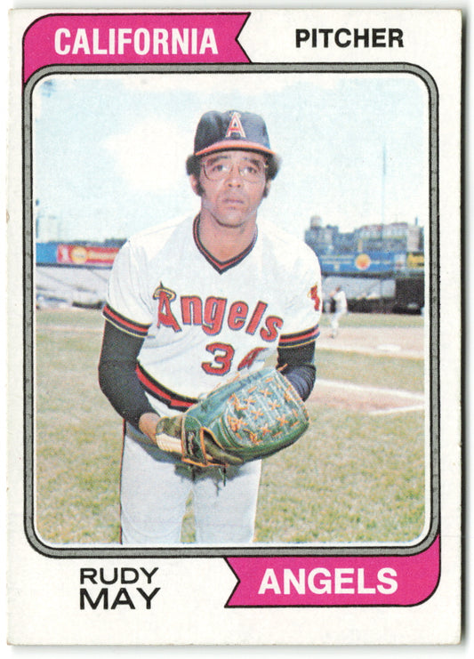 1974 Topps #302 Rudy May