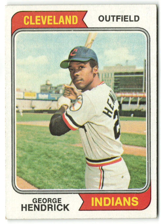 1974 Topps #303 George Hendrick