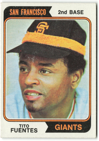 1974 Topps #305 Tito Fuentes