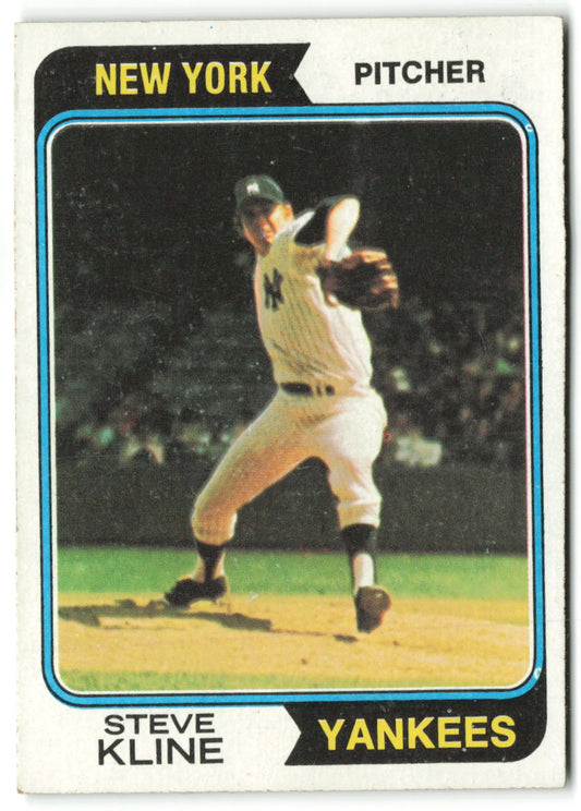 1974 Topps #324 Steve Kline