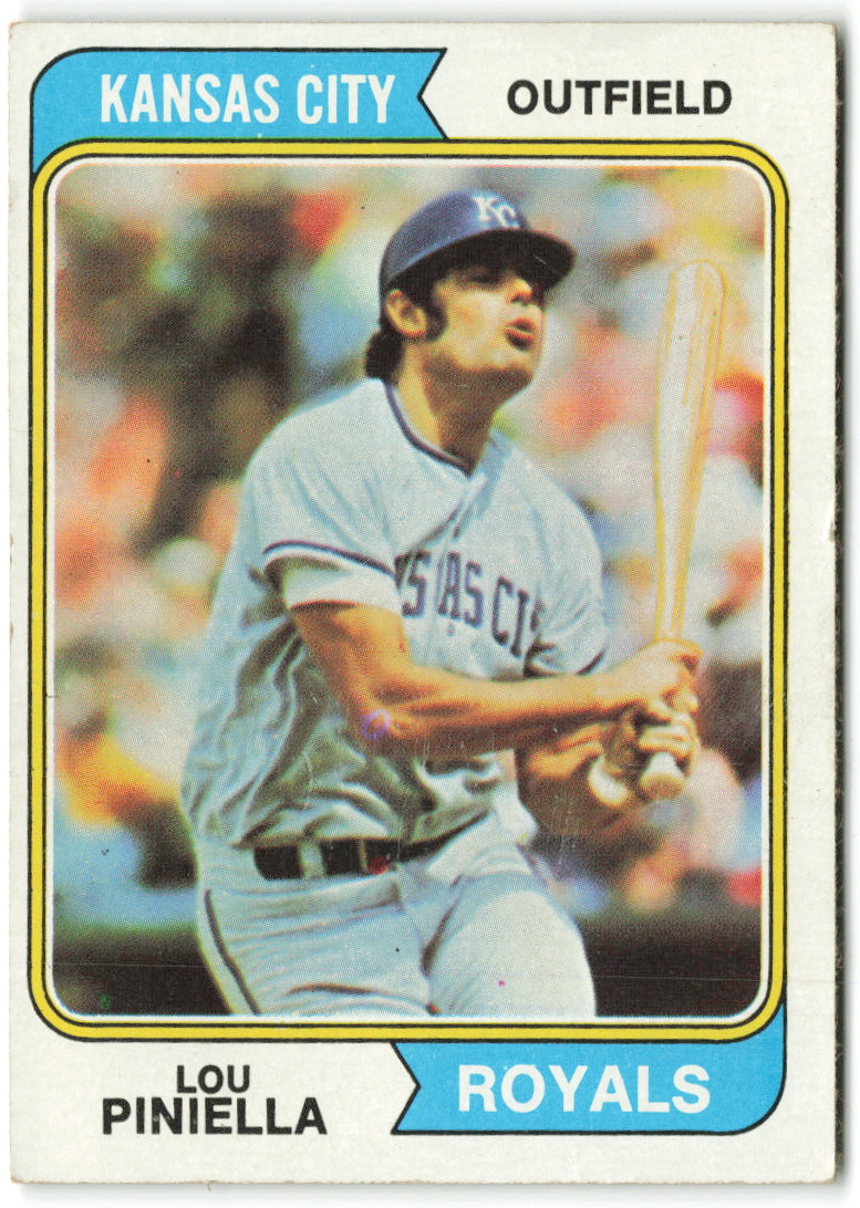 1974 Topps #390 Lou Piniella