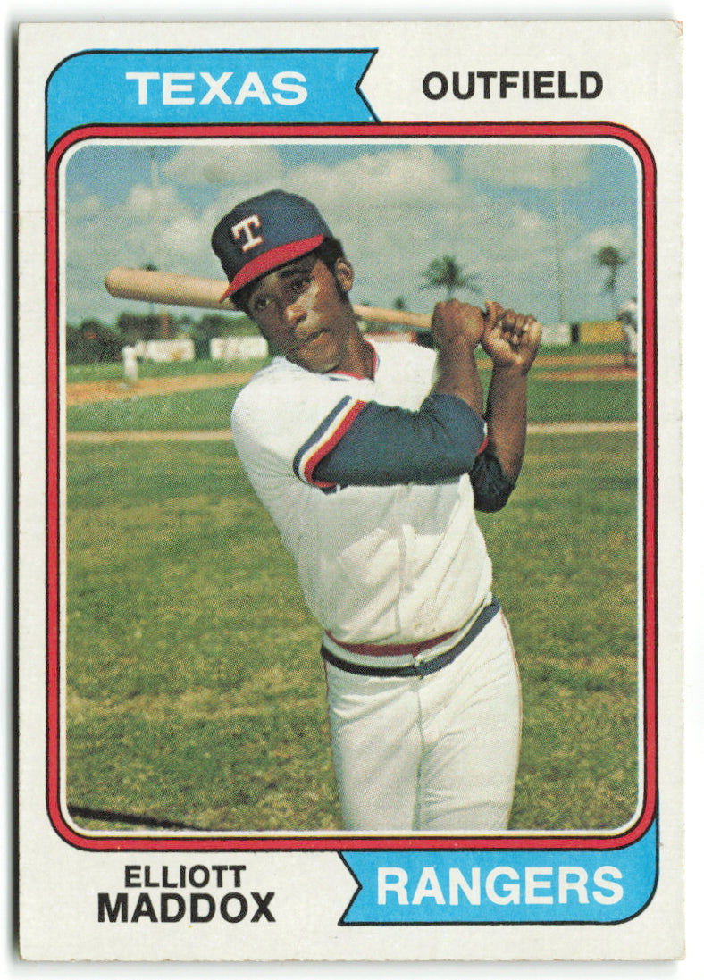 1974 Topps #401 Elliott Maddox