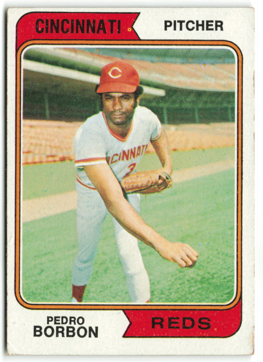 1974 Topps #410 Pedro Borbon