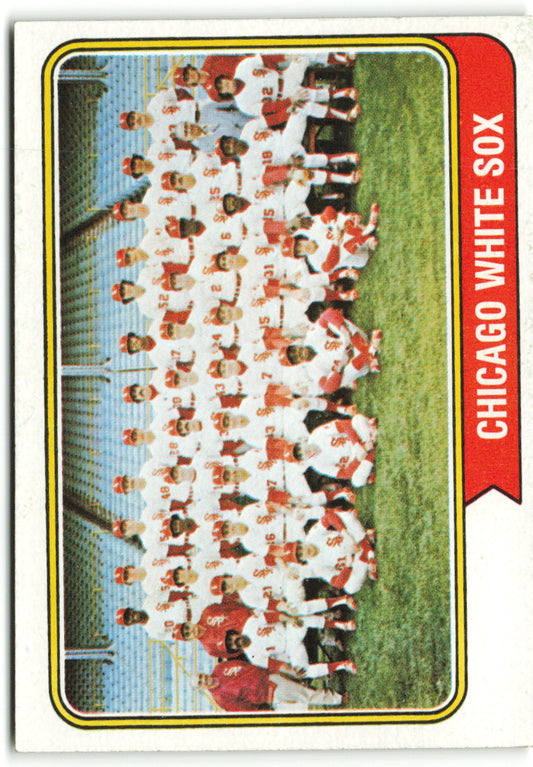 1974 Topps #416 Chicago White Sox Team Card