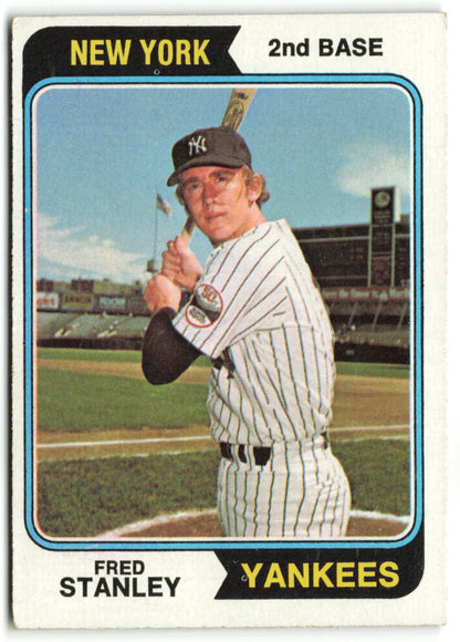 1974 Topps #423 Fred Stanley