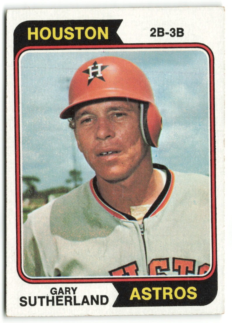 1974 Topps #428 Gary Sutherland