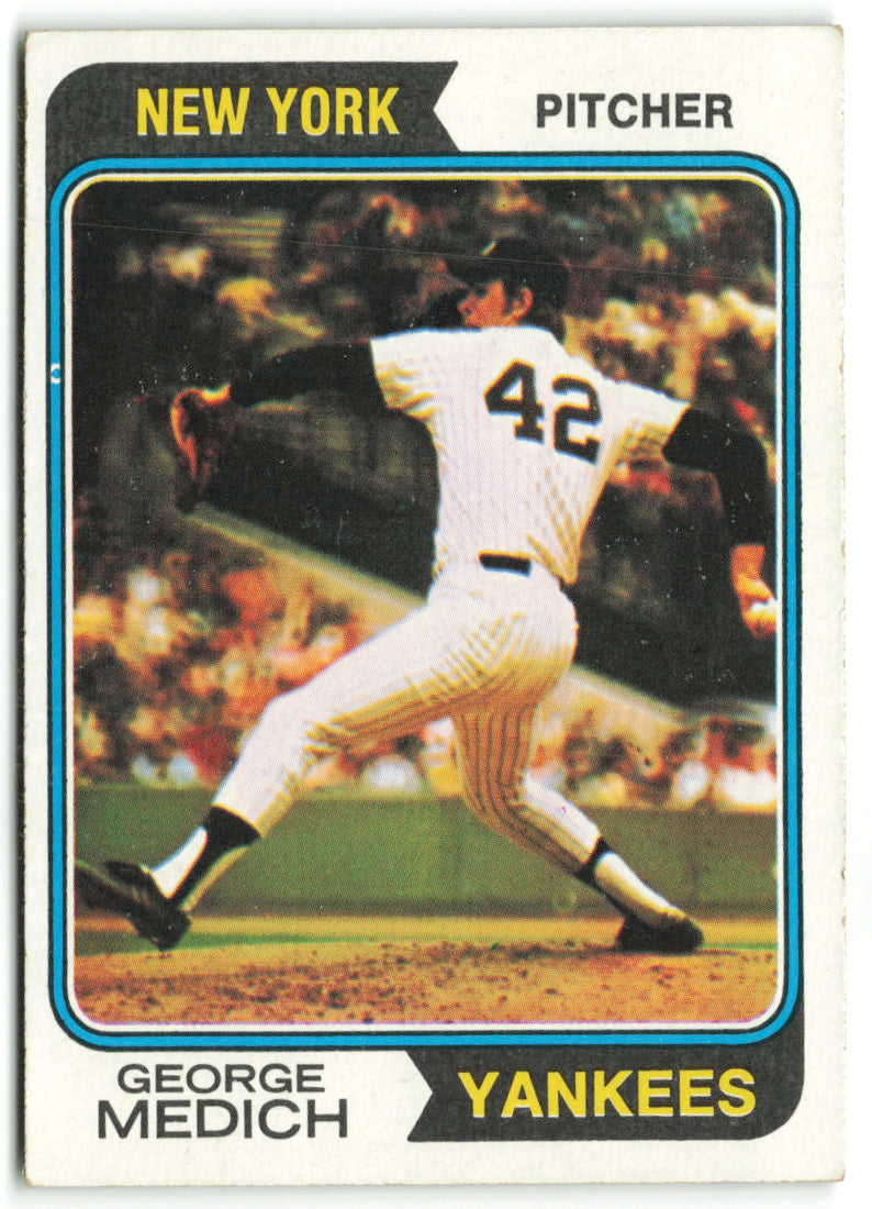 1974 Topps #445 George Medich