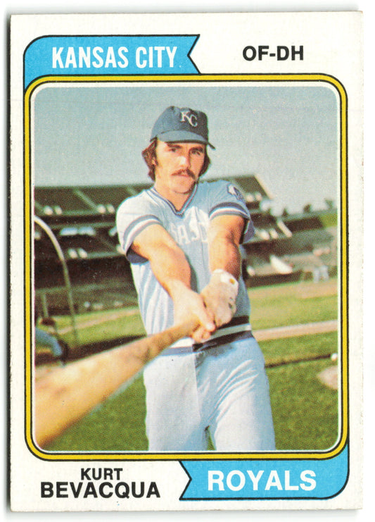 1974 Topps #454 Kurt Bevacqua