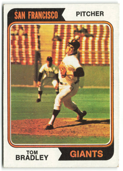 1974 Topps #455 Tom Bradley