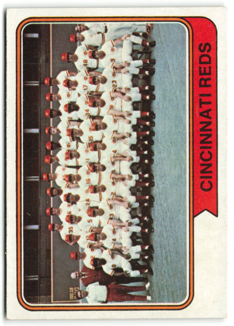 1974 Topps #459 Cincinnati Reds Team Card