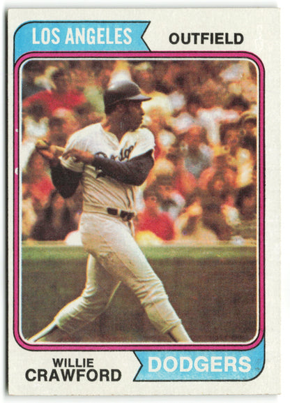 1974 Topps #480 Willie Crawford