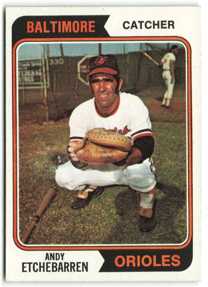 1974 Topps #488 Andy Etchebarren