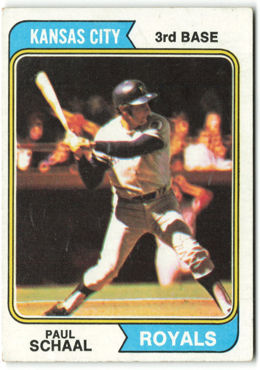 1974 Topps #514 Paul Schaal