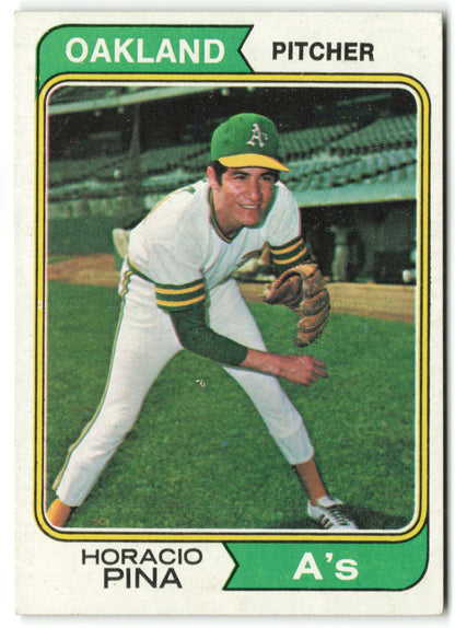 1974 Topps #516 Horacio Pina