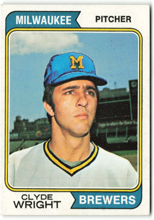 1974 Topps #525 Clyde Wright