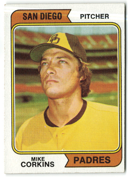 1974 Topps #546 Mike Corkins