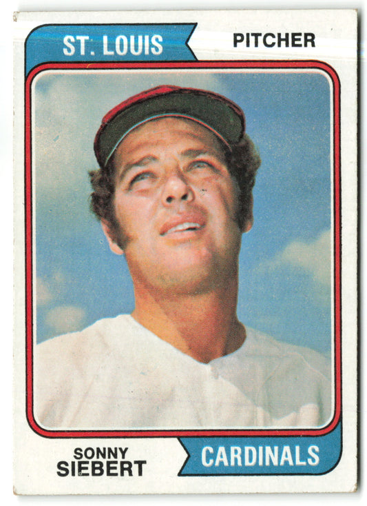 1974 Topps #548 Sonny Siebert