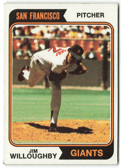 1974 Topps #553 Jim Willoughby