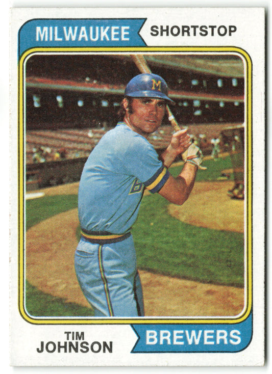 1974 Topps #554 Tim Johnson RC