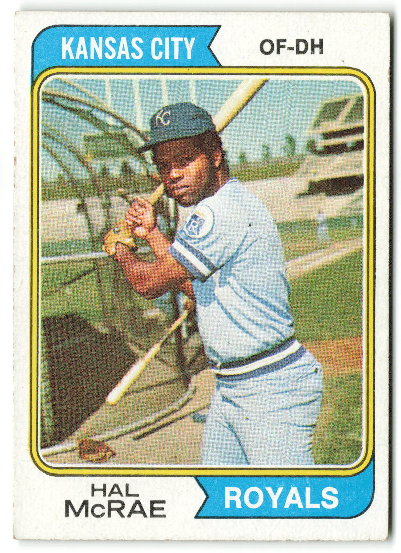 1974 Topps #563 Hal McRae