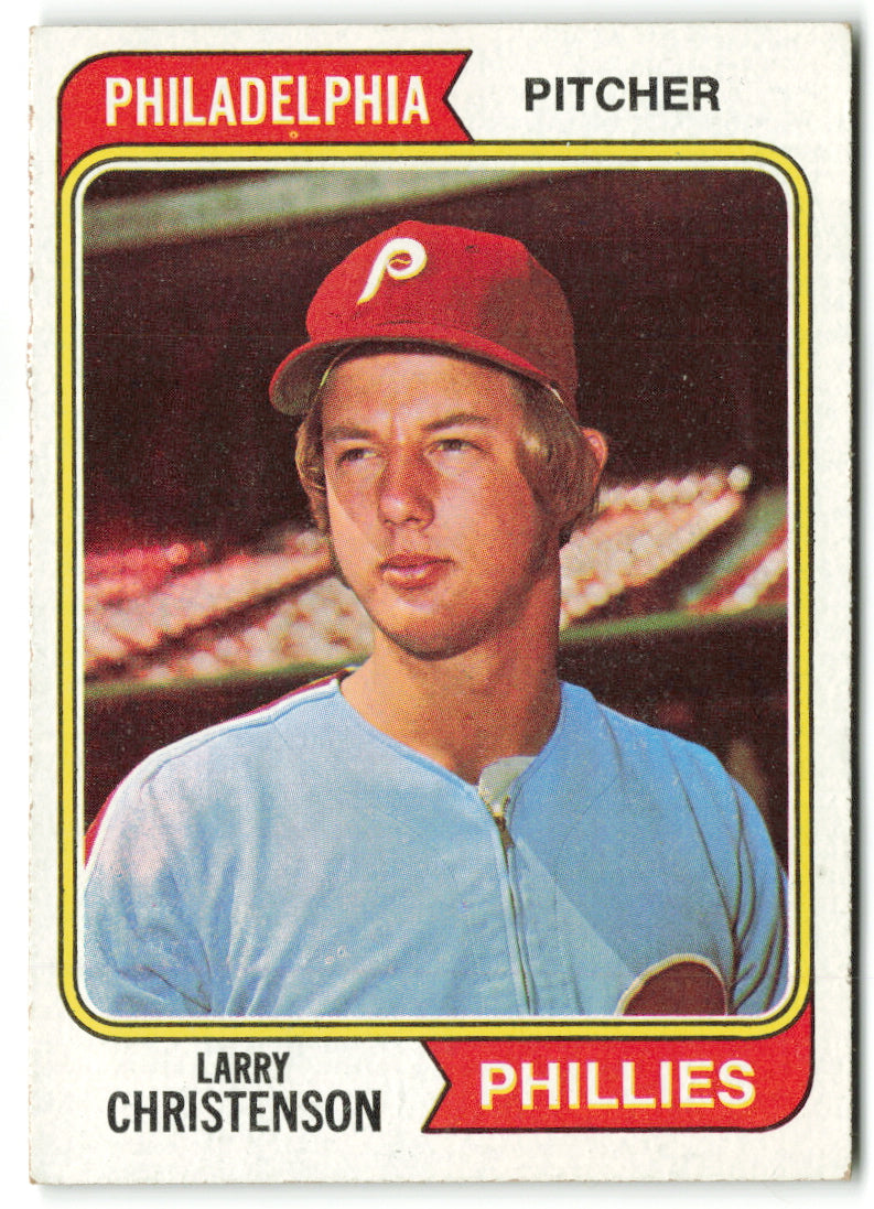 1974 Topps #587 Larry Christenson RC