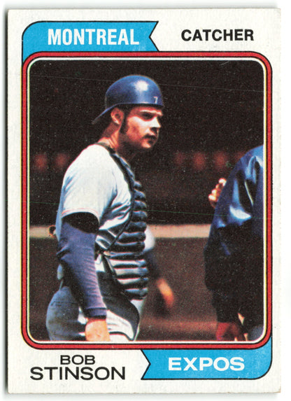 1974 Topps #653 Bob Stinson