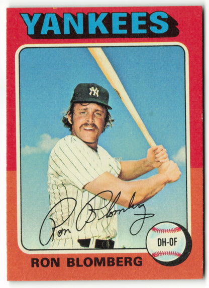 1975 Topps #068 Ron Blomberg