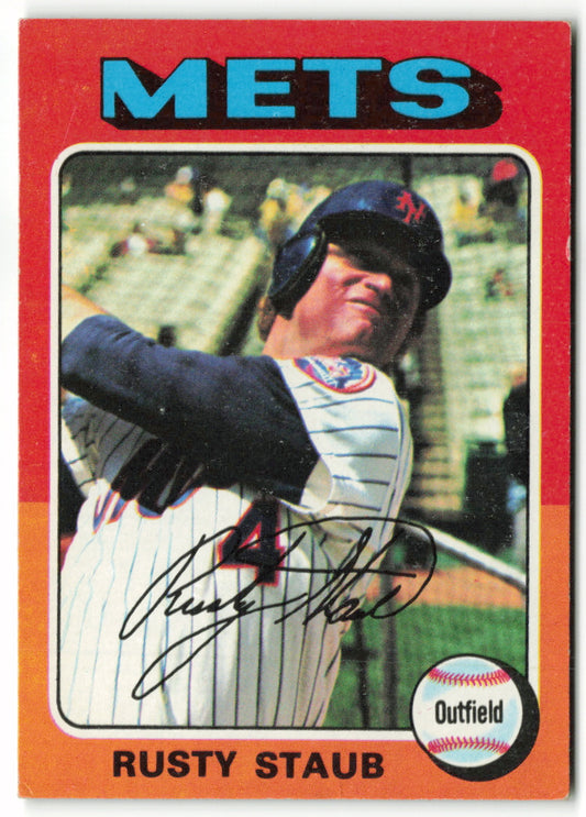 1975 Topps #090 Rusty Staub