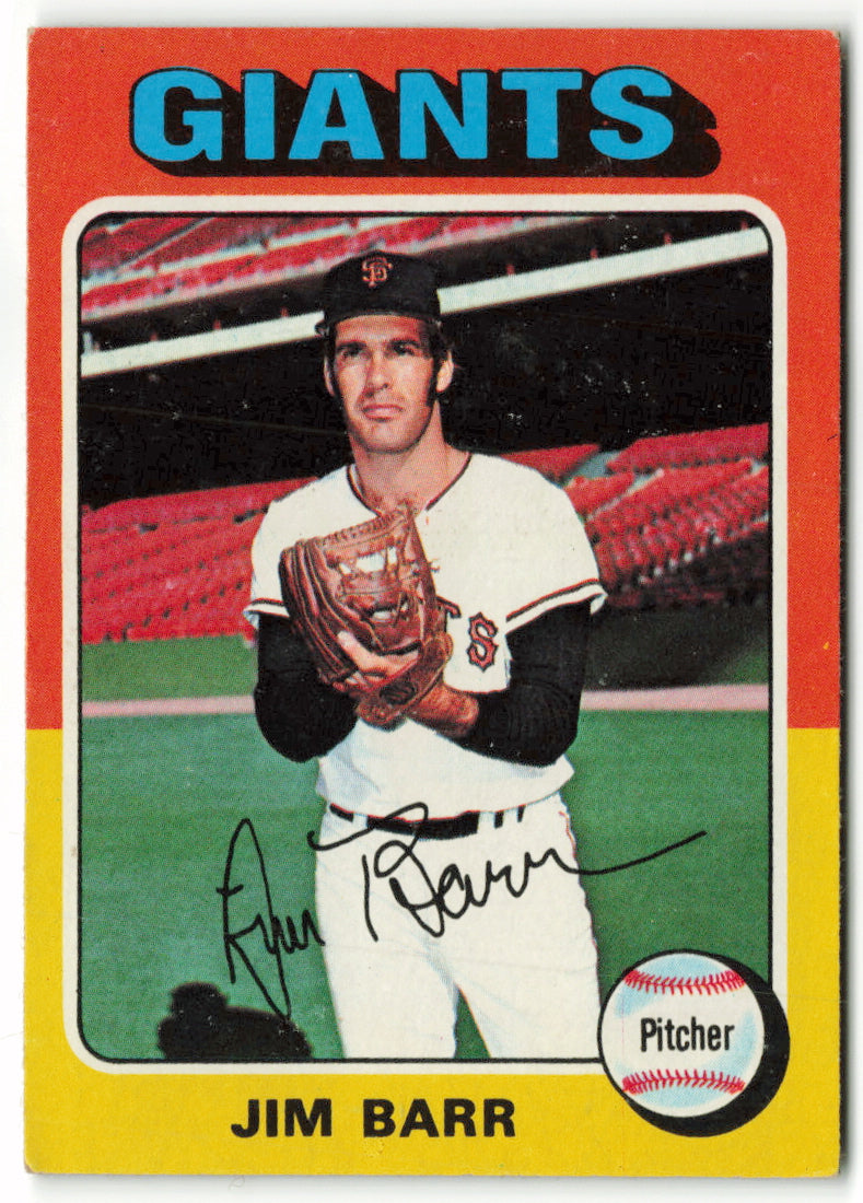 1975 Topps #107 Jim Barr