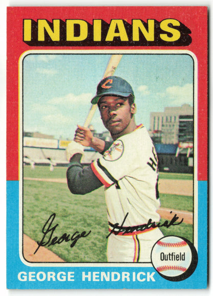 1975 Topps #109 George Hendrick