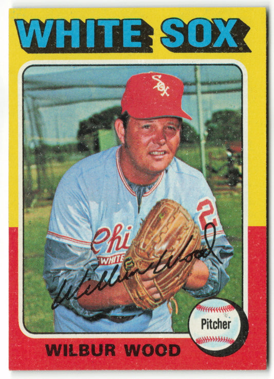 1975 Topps #110 Wilbur Wood