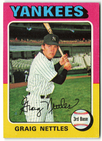 1975 Topps #160 Graig Nettles