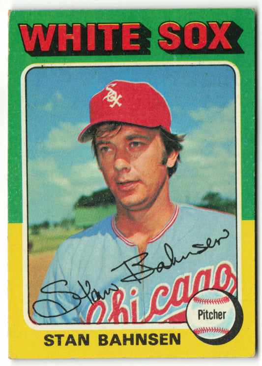 1975 Topps #161 Stan Bahnsen