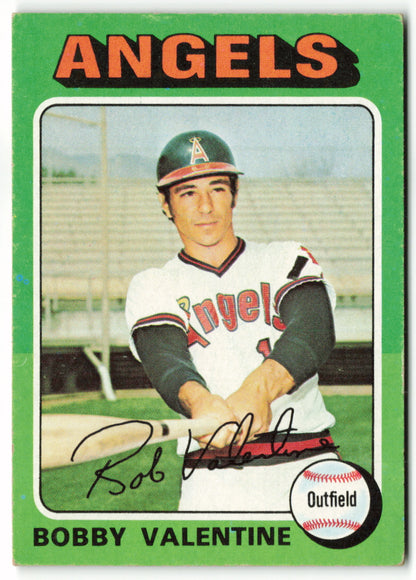 1975 Topps #215 Bobby Valentine