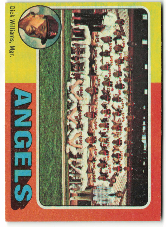 1975 Topps #236 California Angels Team Card/D.Williams