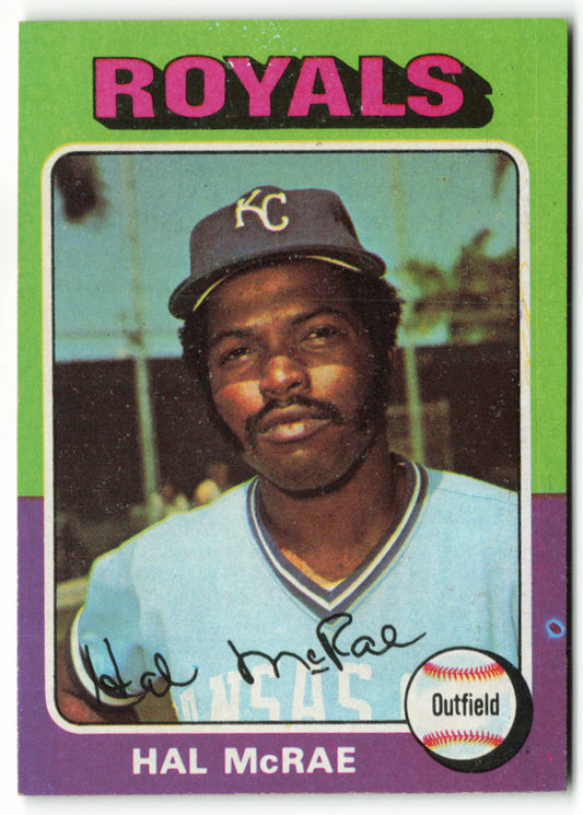 1975 Topps #268 Hal McRae