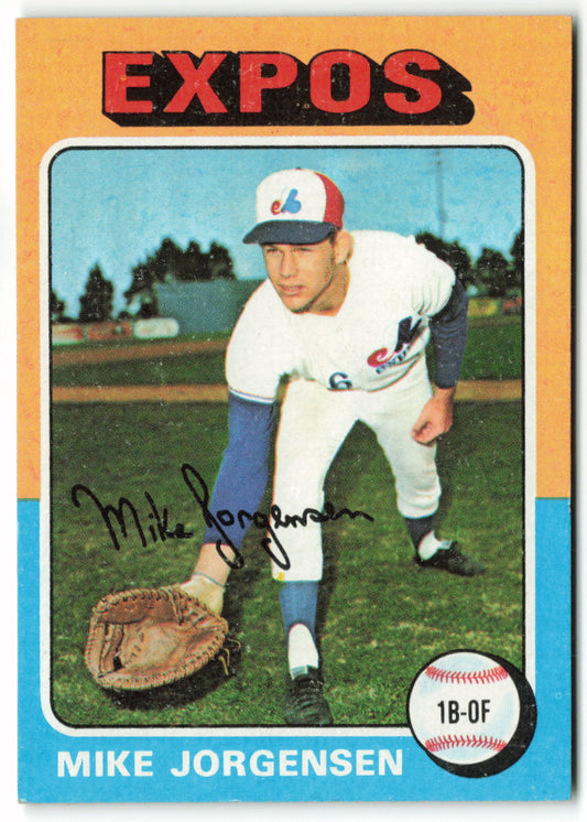 1975 Topps #286 Mike Jorgensen