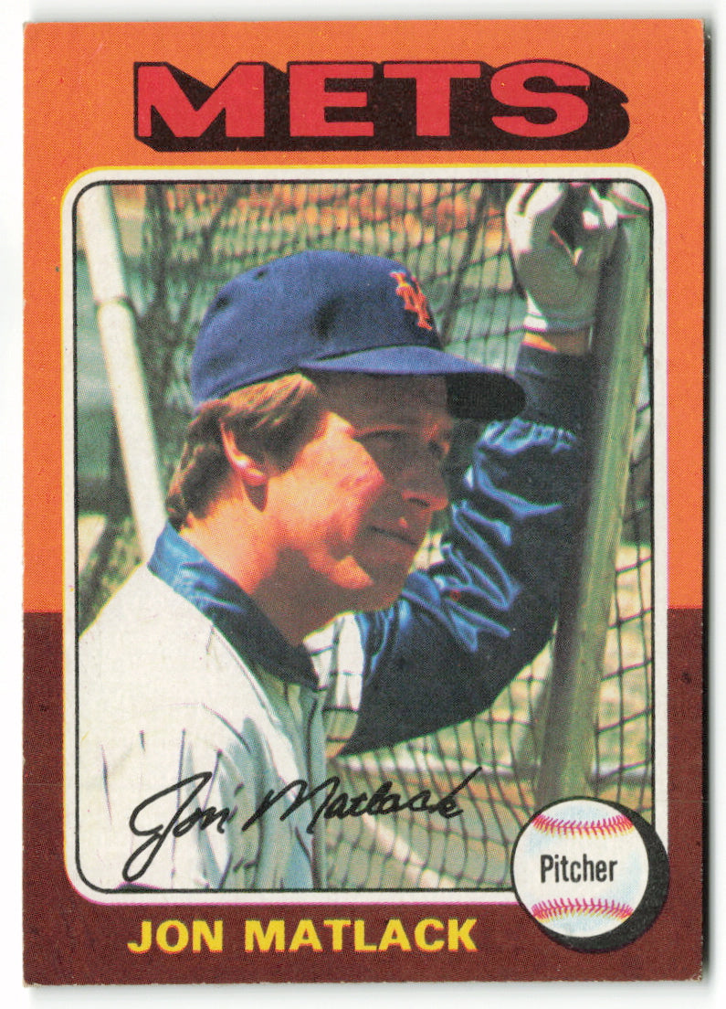 1975 Topps #290 Jon Matlack