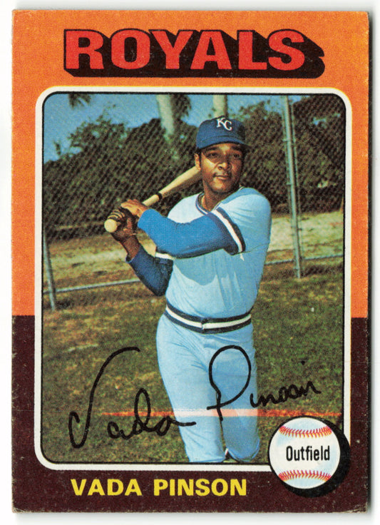 1975 Topps #295 Vada Pinson