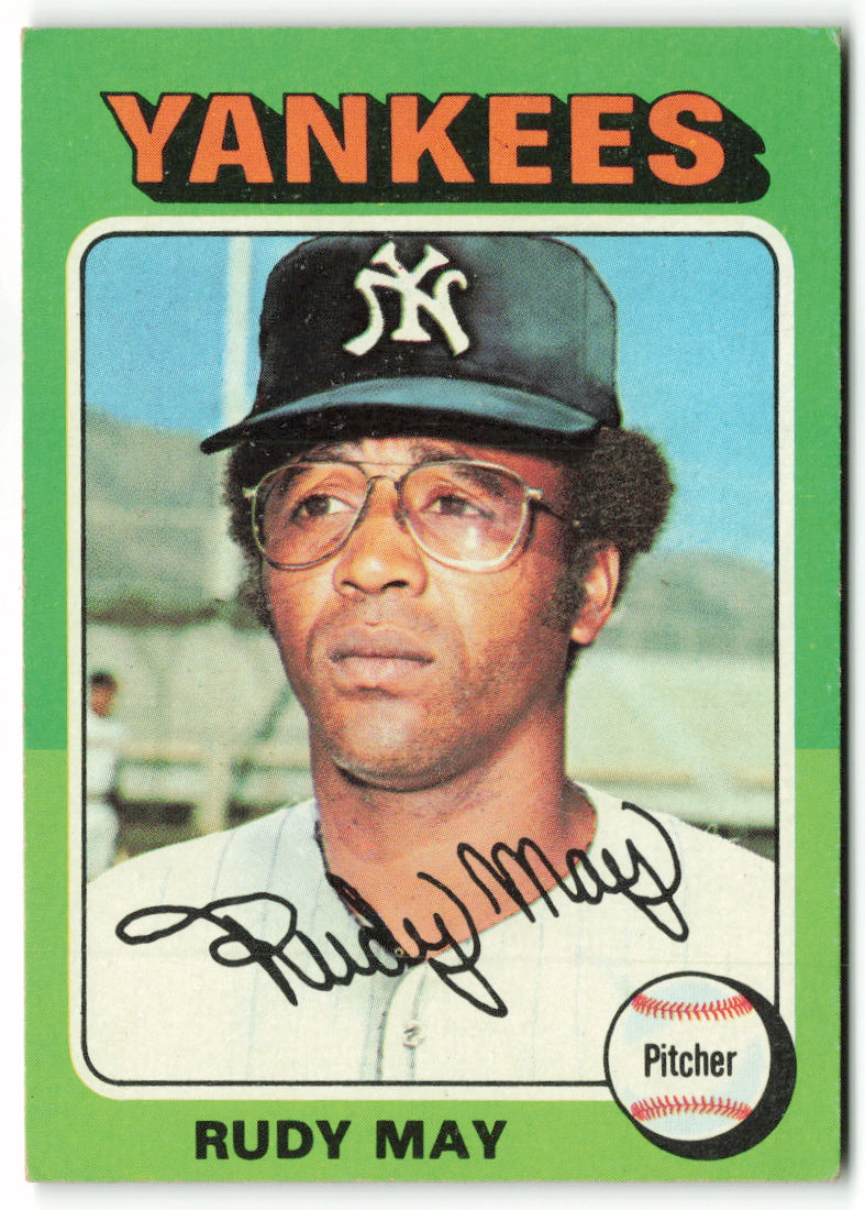 1975 Topps #321 Rudy May