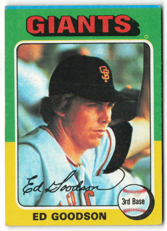 1975 Topps #322 Ed Goodson