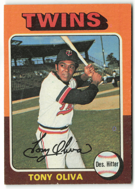 1975 Topps #325 Tony Oliva