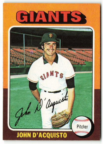 1975 Topps #372 John D'Acquisto