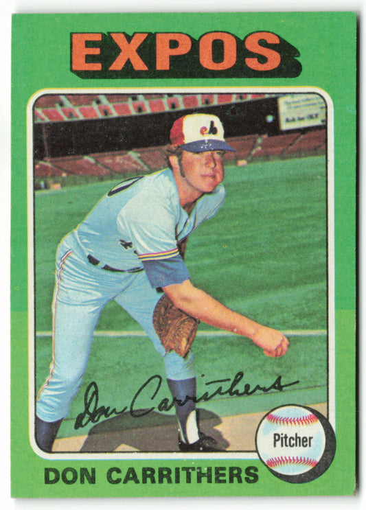 1975 Topps #438 Don Carrithers